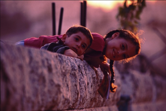Sunset - Abu Dis, West Bank | Jon Elmer 2003